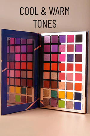 PAC VIBE Shadow X40 Eyeshadow Palette (1.2gm) – Season 1 | 40 Highly Pigmented Shades